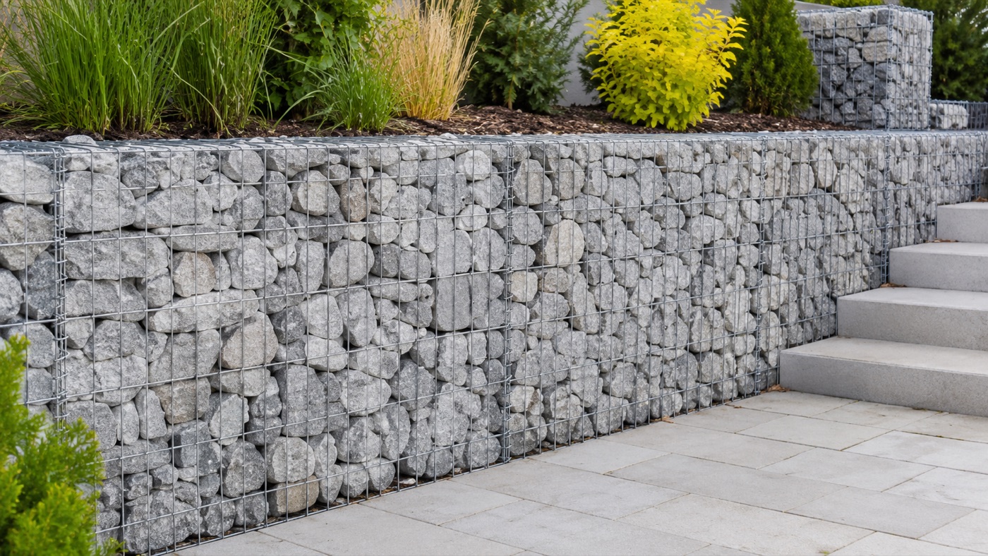 Gabion İstinat ve Peyzaj Duvarı — Mezitli, Mersin | Ebatel Gabion Duvar